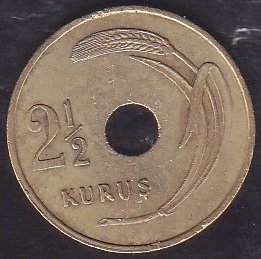 1948 YILI 2.5 KURUŞ ÇOK TEMİZ
