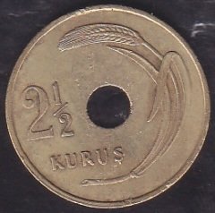 1948 YILI 2.5 KURUŞ ÇOK TEMİZ