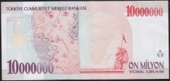 7.Emisyon 10 000 000 Lira E29 887299 Çok Temiz+