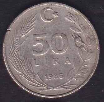 1986 Yılı 50 Lira