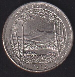 Amerika Çeyrek Dolar 2013 P Hatıra White Mountain Ulusal Orman Bölgesi
