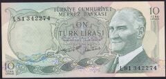 6.Emisyon 2.Tertip 10 Lira L81 342274 Çilaltı Çil