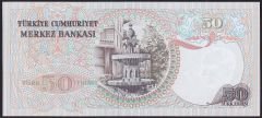 6.Emisyon 1.Tertip 50 Lira H56 183397 Çilaltı Çil