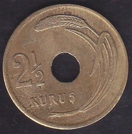1950 YILI 2.5 KURUŞ ÇOK TEMİZ eski para mezat