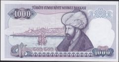 7.Emisyon 2.Tertip 1000 Lira F70 110614 Çilaltı Çil