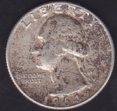 Amerika Çeyrek Dolar 1964 Gümüş