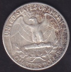 Amerika Çeyrek Dolar 1964 Gümüş