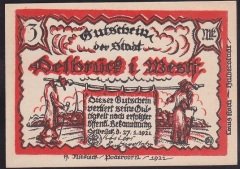 ALMANYA 3 MARK NOTGELD 1921 ÇİL