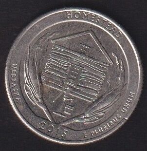 Amerika Çeyrek Dolar 2015 D Hatıra Homestead Amerika Ulusal Anıtı