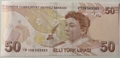 9.Emisyon 7.Tertip 50 Lira F109 583 583 Çilaltı Çil