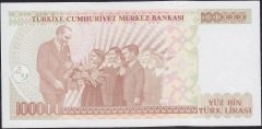 7.Emisyon 3.Tertip 100000 Lira F20 329104 Çil