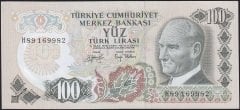 6.Emisyon 2.Tertip 100 Lira H89 169982 Çilaltı Çil