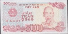 Vietnam 500 Dong 1988 Çilaltı Çil