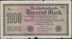 ALMANYA 1000 MARK 1922 HALİYLE