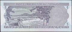 6.Emisyon 2.Tertip 5 Lira I52 216476 Çil