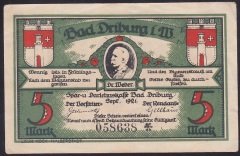 ALMANYA 5 MARK NOTGELD 1921 ÇİLALTI eski para değerleri