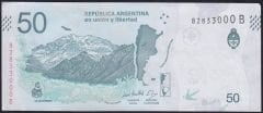 Arjantin 50 Pesos 2018 Çil Pick 363 - 000