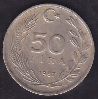 1987 Yılı 50 Lira