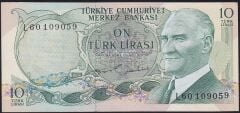 6.Emisyon 2.Tertip 10 Lira L60 109059 Çil