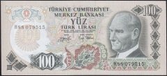 6.Emisyon 2.Tertip 100 Lira H88 079515 Çilaltı Çil