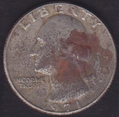 Amerika Çeyrek Dolar 1971D
