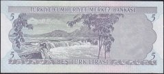 6.Emisyon 2.Tertip 5 Lira I51 358086 Çilaltı Çil