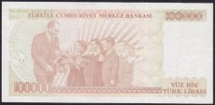 7.EMİSYON 3.TERTİP 100000 LİRA J34 339 339 ÇÇT TEKRARLAYAN NUMARA