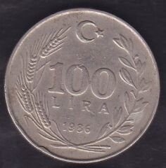 1986 Yılı 100 Lira