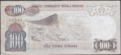 6.Emisyon 2.Tertip 100 Lira H87 107537 Çok Temiz+