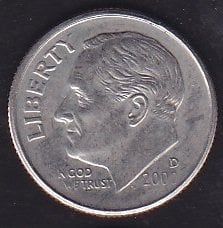 Amerika 1 Dime 2000 D