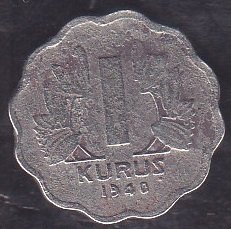 1940 YILI 1 KURUŞ HALİYLE