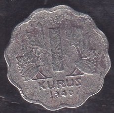 1940 YILI 1 KURUŞ HALİYLE