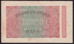ALMANYA 20000 MARK 1923 ÇOK TEMİZ +