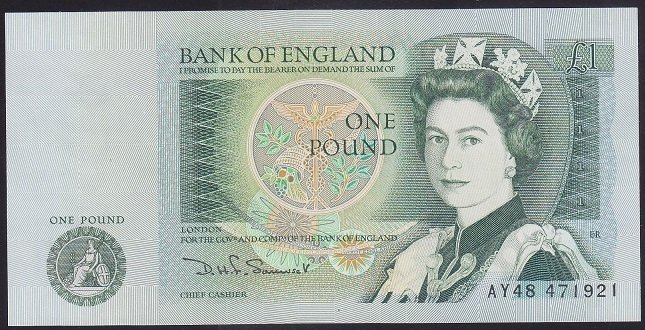 İNGİLTERE 1 POUND 1982-1984 ÇİL