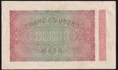 Almanya 20000 Mark 1923 Çok Temiz+ ( Yıldızlı Seri )