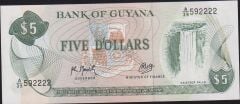 Guyana 5 Dolar 1992 Çil  ( 592222 )