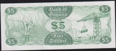 Guyana 5 Dolar 1992 Çil  ( 592222 )