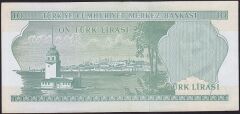 6.Emisyon 2.Tertip 10 Lira L45 093519 Çilaltı