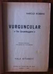 VURGUNCULAR-HAROLD ROBBINS - HALK 1964