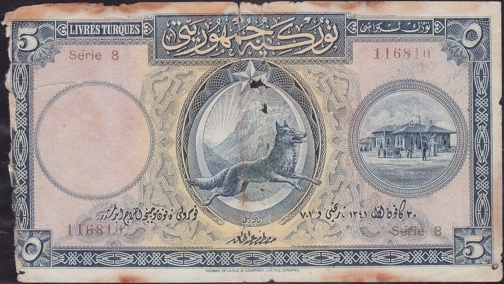 1.Emisyon 5 Lira Seri 8 116810 Haliyle