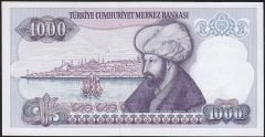 7.Emisyon 2.Tertip 1000 Lira F63 955157 Çil