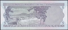 6.Emisyon 2.Tertip 5 Lira I43 388074 Çil