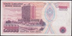 7.EMİSYON 1.TERTİP 20000 LİRA C03 903330 ÇOK TEMİZ