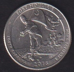 Amerika Çeyrek Dolar 2016 D Hatıra Moultrie Kalesi