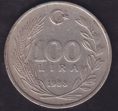 1988 Yılı 100 Lira
