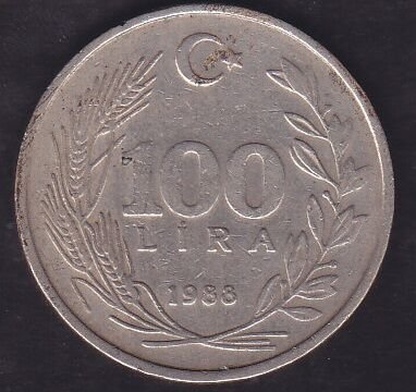 1988 Yılı 100 Lira