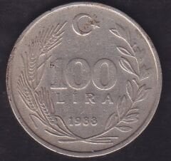 1988 Yılı 100 Lira