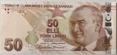 9.Emisyon 7.Tertip 50 Lira F096 852 852 Çil