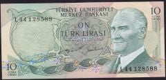 6.Emisyon 2.Tertip 10 Lira L44 128588 Çilaltı