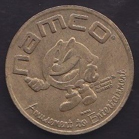 NAMCO YAZILI OYUN JETONU